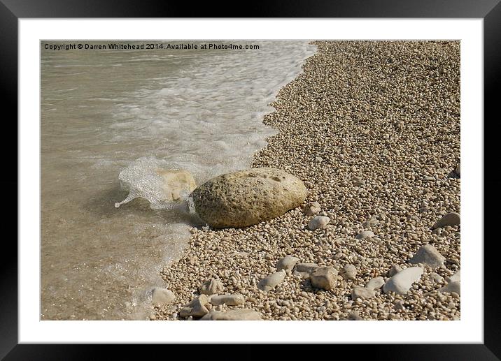  Hold Strong Against the Tide Framed Mounted Print by Darren Whitehead