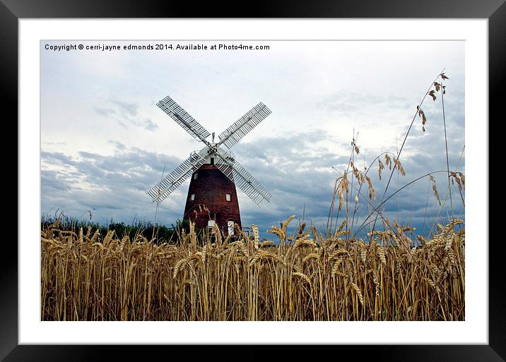  John Webb's Windmill  Framed Mounted Print by cerrie-jayne edmonds