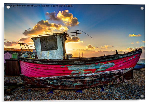 morning tide  Acrylic by Martin Webb