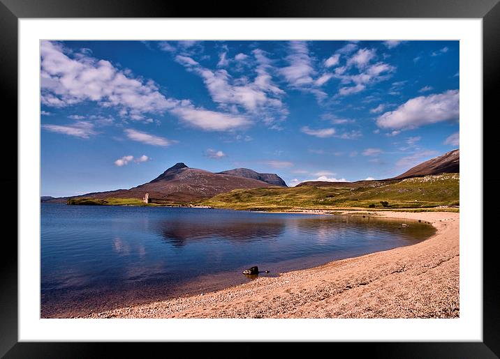  Loch Assynt View Framed Mounted Print by Jacqi Elmslie