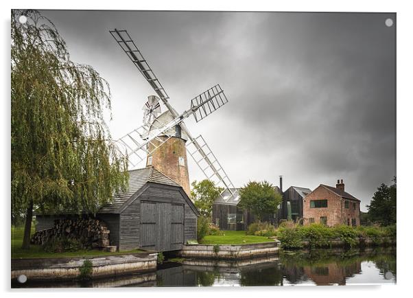  Hunsett Mill, Norfolk Acrylic by Stephen Mole