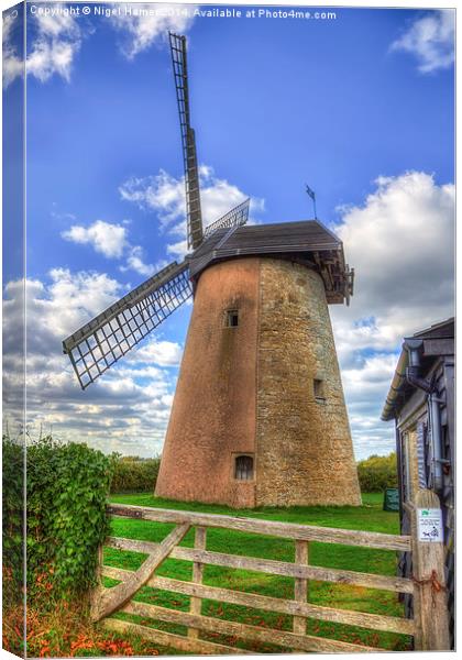 Bembridge Windmill #4 Canvas Print by Wight Landscapes