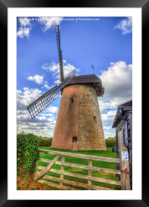 Bembridge Windmill #4 Framed Mounted Print by Wight Landscapes