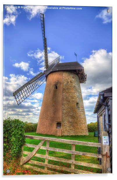 Bembridge Windmill #4 Acrylic by Wight Landscapes
