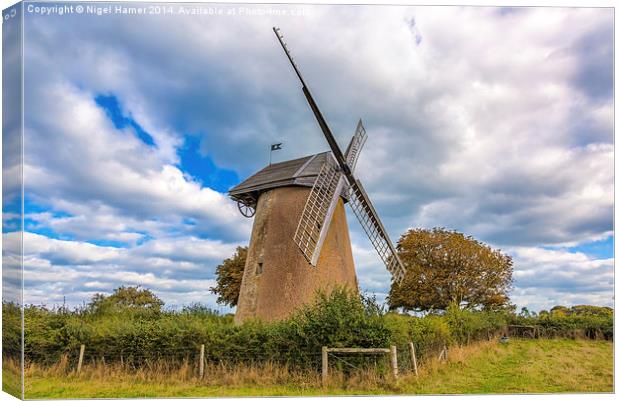 Bembridge Windmill #2 Canvas Print by Wight Landscapes
