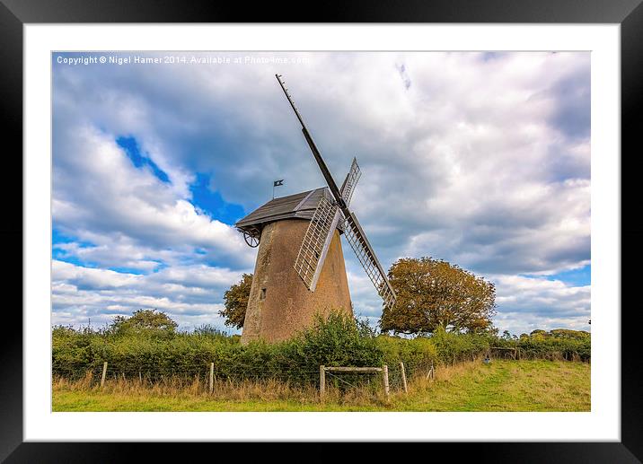 Bembridge Windmill #2 Framed Mounted Print by Wight Landscapes