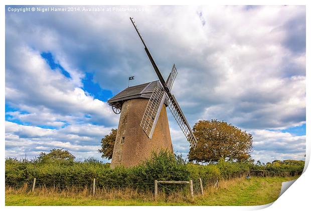 Bembridge Windmill #2 Print by Wight Landscapes