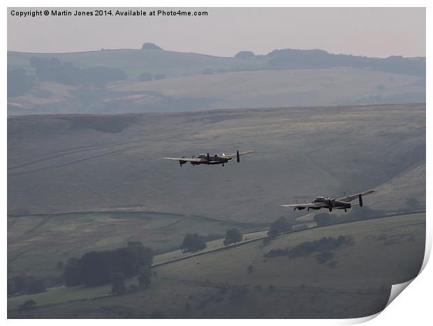  Lancasters Run for Home Print by K7 Photography