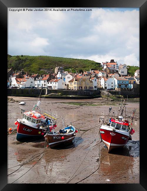  Staithes Harbour 3 Framed Print by Peter Jordan