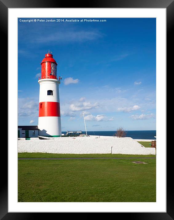  Souter Lighthouse 2 Framed Mounted Print by Peter Jordan