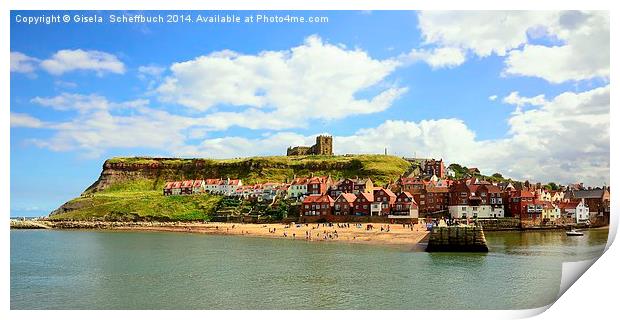  Whitby Print by Gisela Scheffbuch