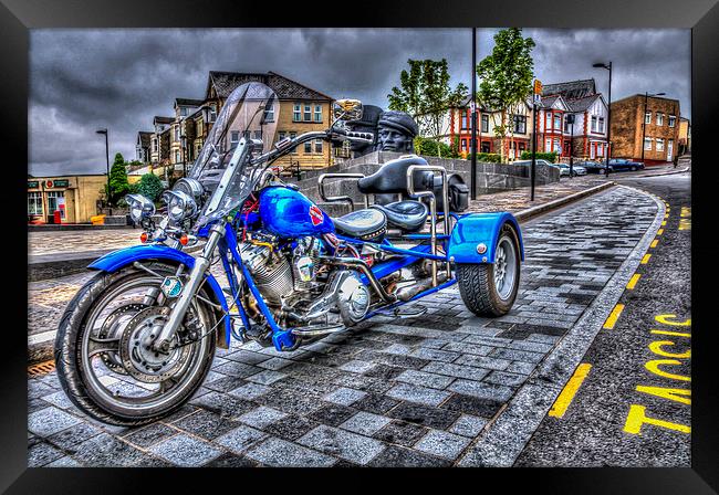Motorcycle Rally 1 Framed Print by Steve Purnell