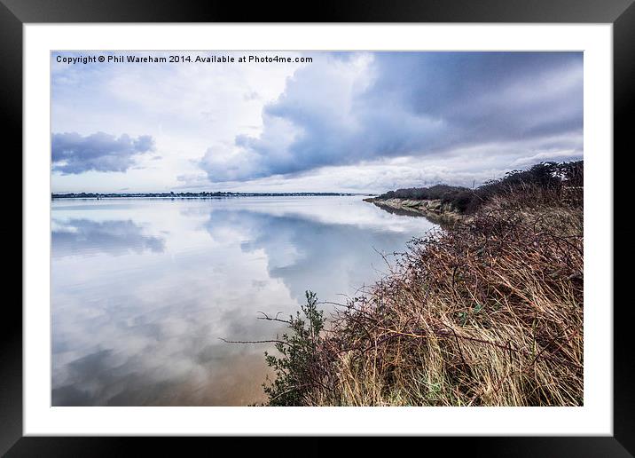 Christchurch Harbour Framed Mounted Print by Phil Wareham