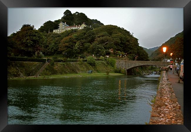 Eveningtime at Lynmouth  Framed Print by graham young