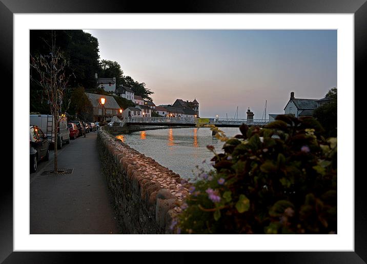 Lynmouth by Lamplight  Framed Mounted Print by graham young