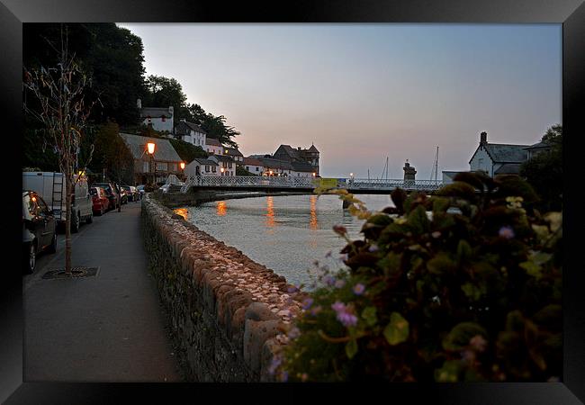 Lynmouth by Lamplight  Framed Print by graham young