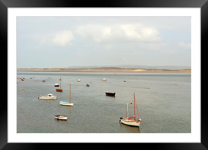 The Estuary at Appledore  Framed Mounted Print by graham young