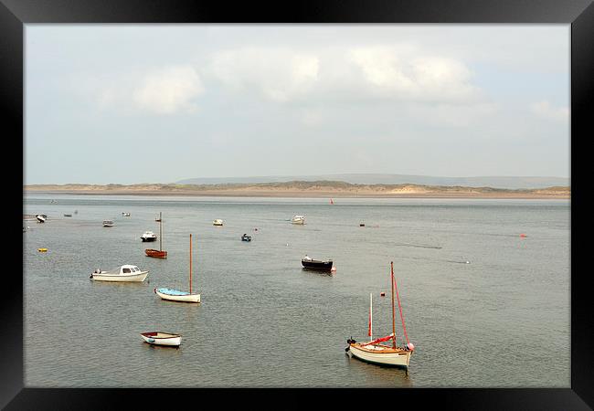 The Estuary at Appledore  Framed Print by graham young