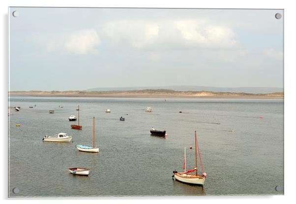 The Estuary at Appledore  Acrylic by graham young
