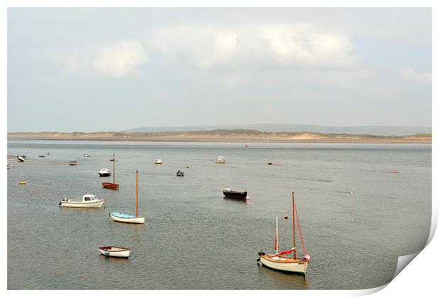 The Estuary at Appledore  Print by graham young