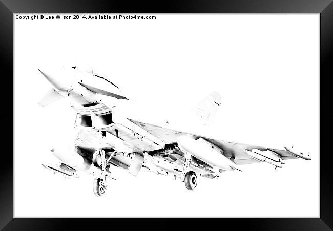  Typhoon Framed Print by Lee Wilson