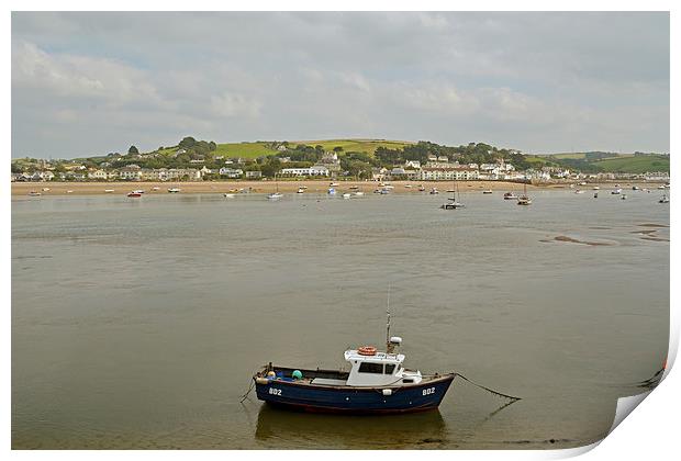 Across the estuary to Instow  Print by graham young