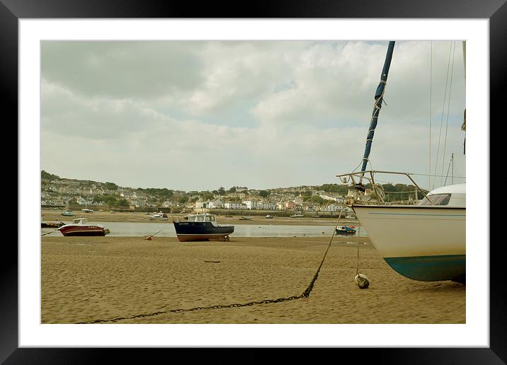 Across to Appledore  Framed Mounted Print by graham young