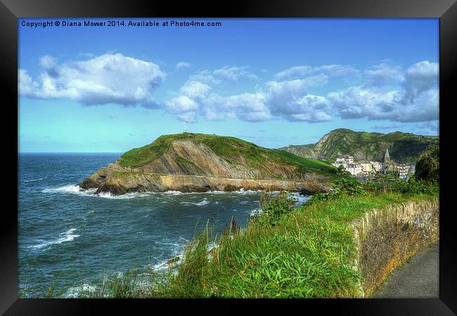  Ilfracombe Framed Print by Diana Mower