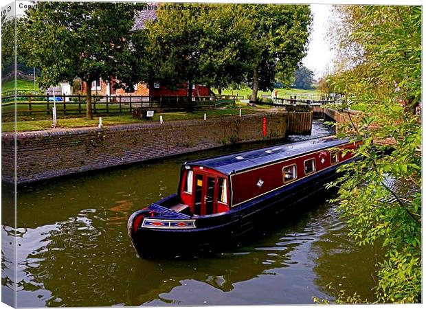  Through The Lock. Canvas Print by Jason Williams