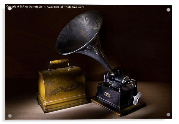 The Phonograph Acrylic by Ann Garrett