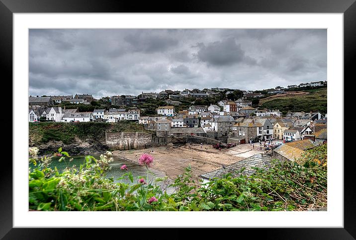  Port Isaac North Cornwall Framed Mounted Print by Rosie Spooner