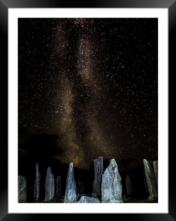  Milky Way, Callanish Standing Stones Framed Mounted Print by John Cropper