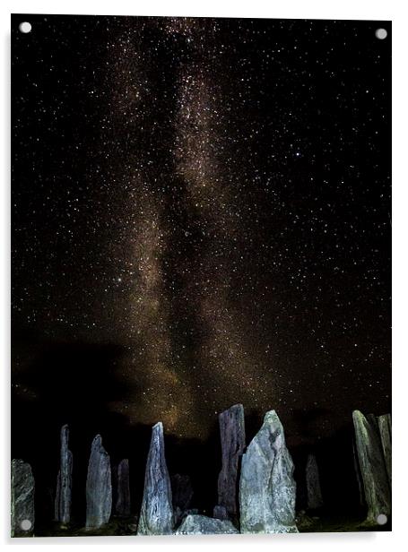  Milky Way, Callanish Standing Stones Acrylic by John Cropper