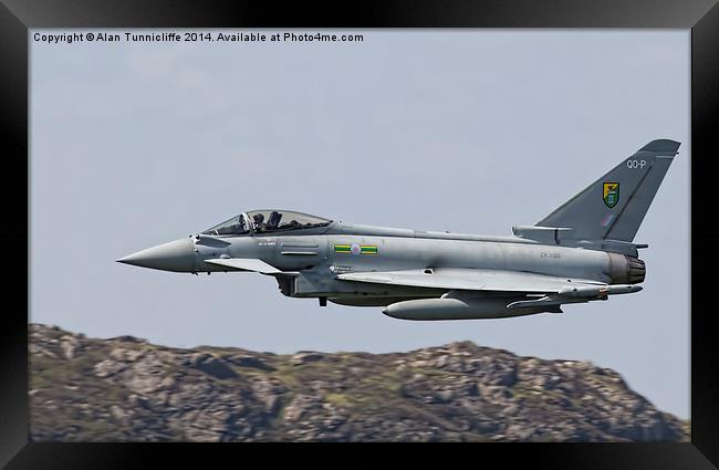 The Mighty Typhoon Framed Print by Alan Tunnicliffe