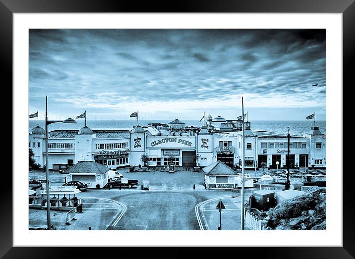 CLACTON PIER  Framed Mounted Print by paul willats