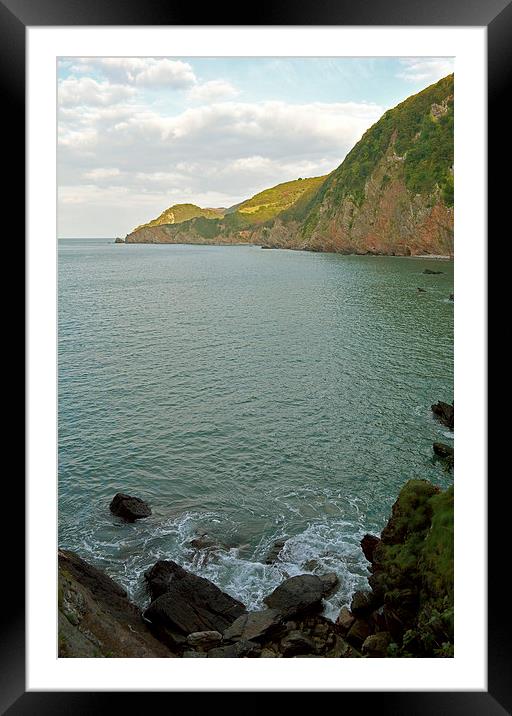 Woody Bay  Framed Mounted Print by graham young