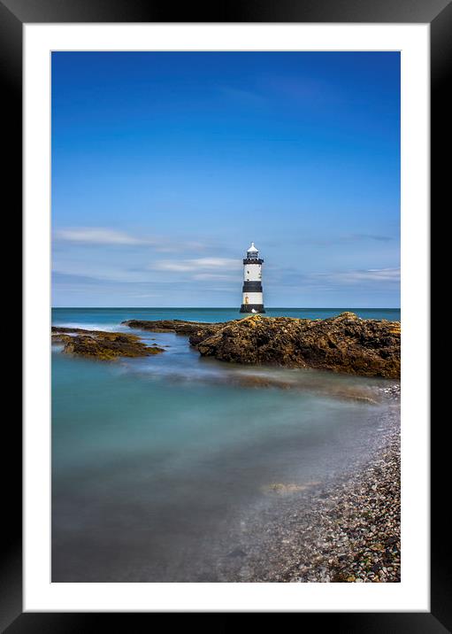 Penmon Lighthouse  Framed Mounted Print by Ian Mitchell
