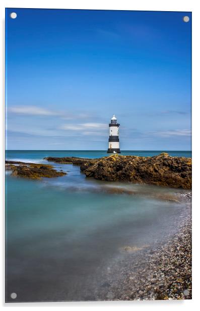 Penmon Lighthouse  Acrylic by Ian Mitchell