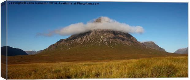  Buachaille Etive Mor. Canvas Print by John Cameron