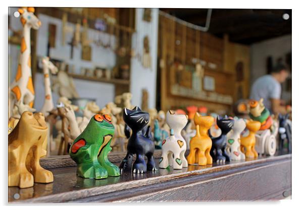  Handmade Toy Work Shop  Acrylic by Tony Murtagh