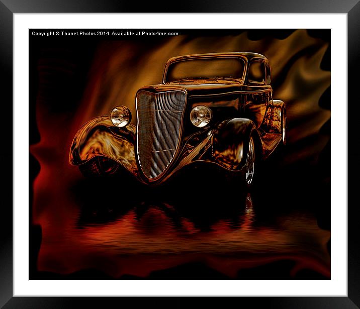  Ghost driver Framed Mounted Print by Thanet Photos
