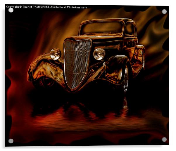  Ghost driver Acrylic by Thanet Photos