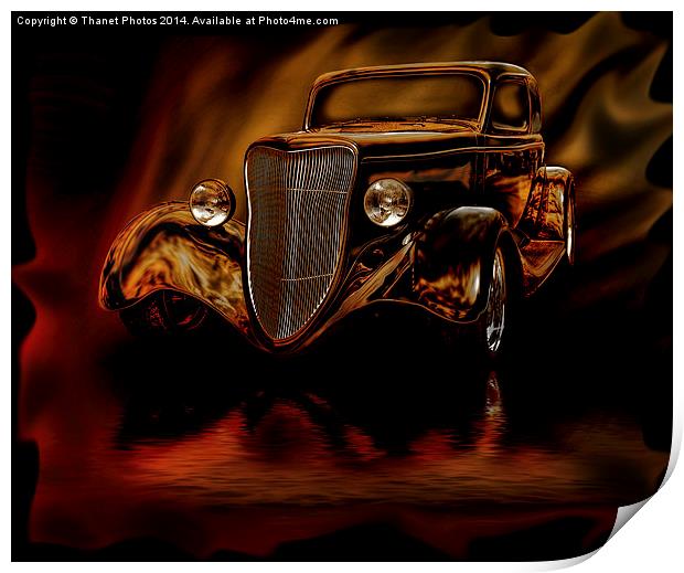  Ghost driver Print by Thanet Photos