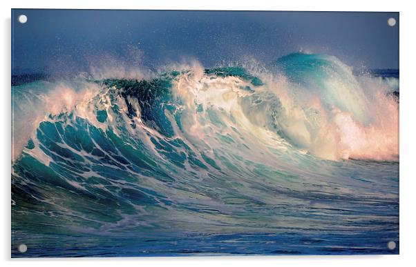  Blue Power of the Ocean   Acrylic by Jenny Rainbow