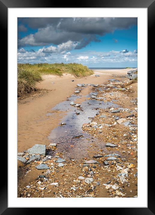 Leading onto Brancaster Beach Framed Mounted Print by Stephen Mole