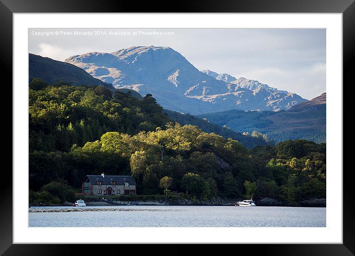  The Banks of loch Lomond  Framed Mounted Print by Peter Mclardy