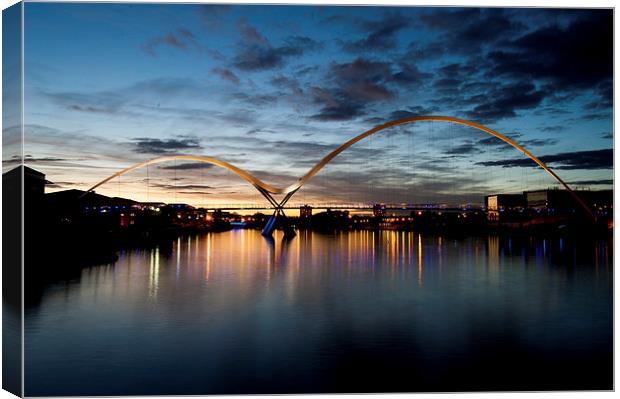  The Infinity Bridge Canvas Print by Dave Hudspeth Landscape Photography