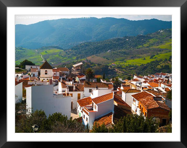  Gauchin Andalucia Spain 1 Framed Mounted Print by Peter Jordan