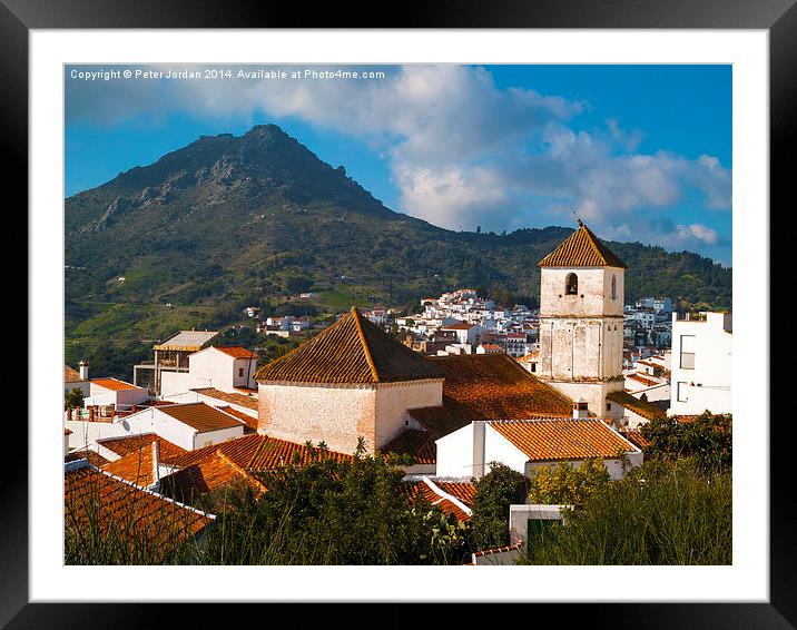 Gauchin Andalucia Spain 2  Framed Mounted Print by Peter Jordan