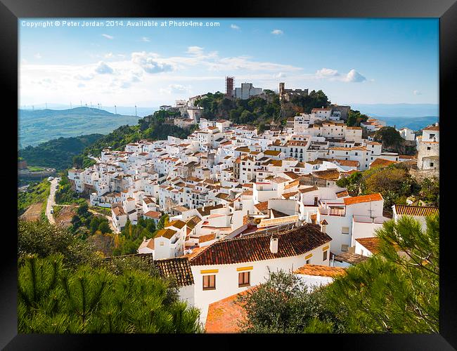  Casares Andalucia Spain 1 Framed Print by Peter Jordan